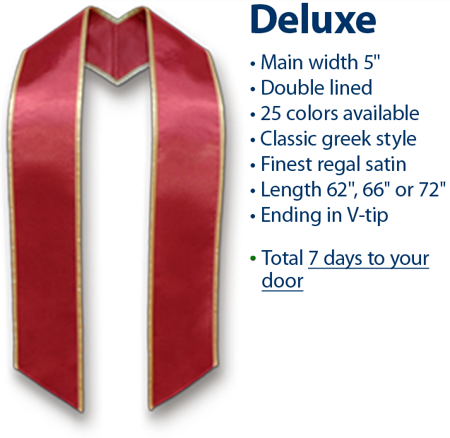 Buy Plain Graduation Stoles & Blank Sashes Online
